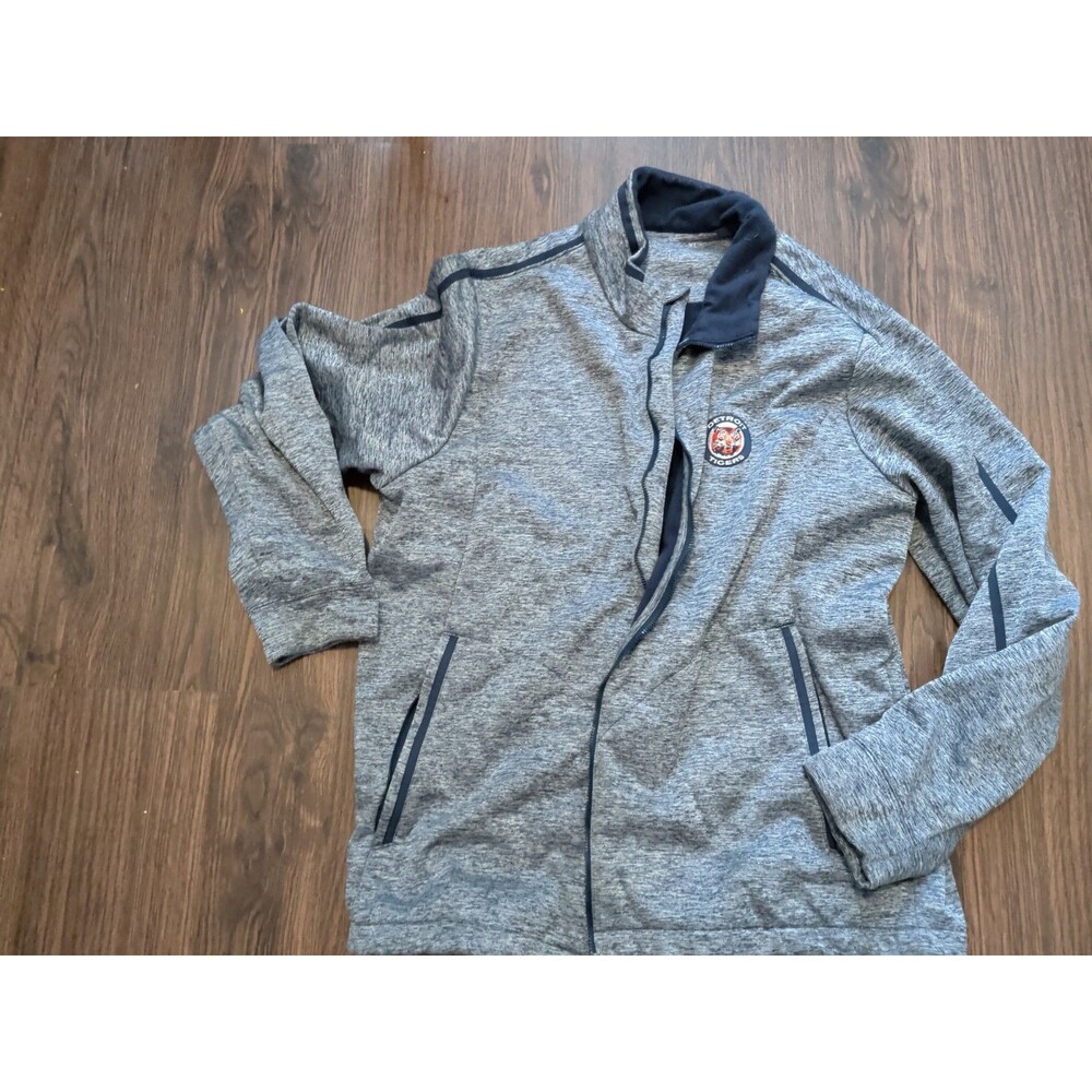 Antigua Jacket Unisex Size Xl Blue Grey Detroit Tigers Mlb Needs New Zipper